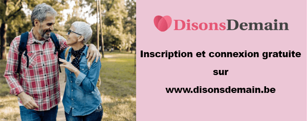 Connexion sur www.disonsdemain.be