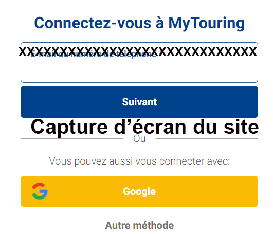 Se connecter à mon compte Touring assurance